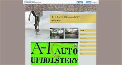 Desktop Screenshot of a1autoupholstery.net