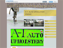 Tablet Screenshot of a1autoupholstery.net